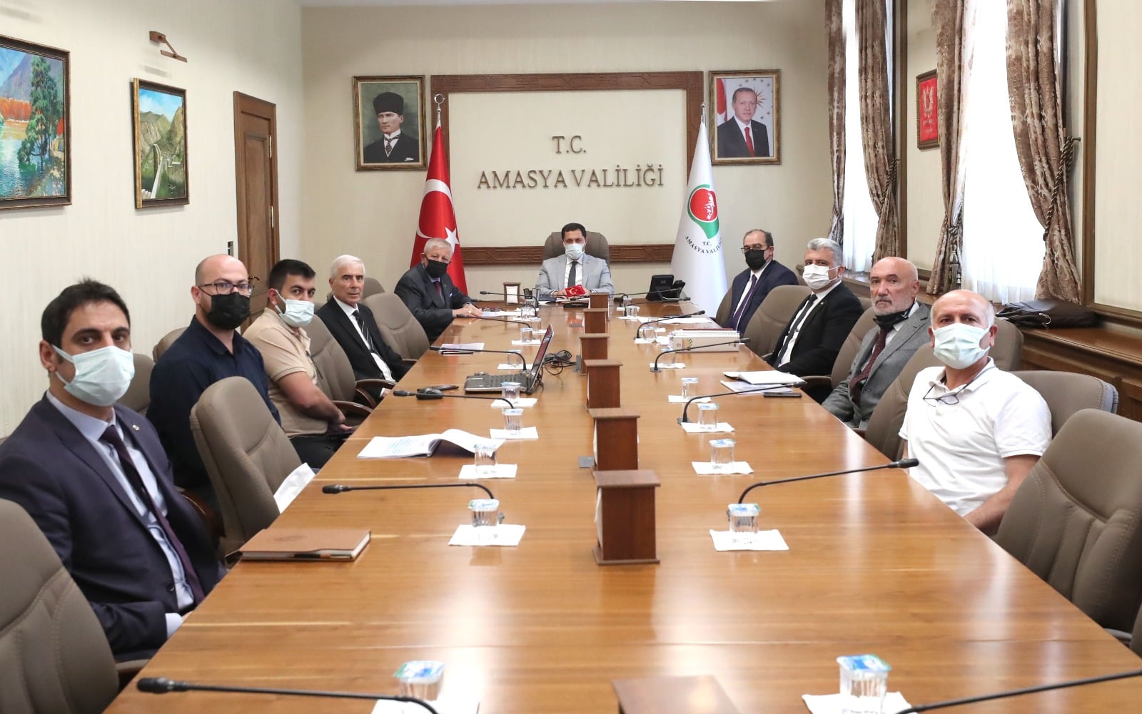 Birlik Müdürü Mustafa Örgüt, Yeşilırmak Nehir Yatağının Düzenlenmesine İlişkin Proje Sunum Toplantısına Katıldı